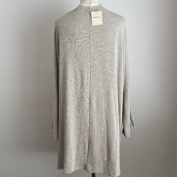NWT Anthropologie Donni Open Front Cardigan Cotton Blend Size OS - Picture 3 of 8